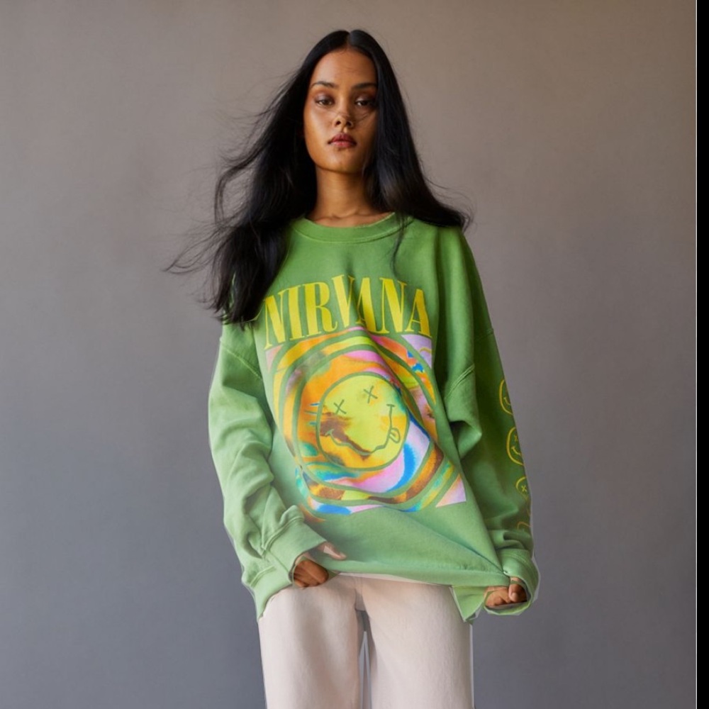 Urban Outfitters Oversized Nirvana Sweatshirt